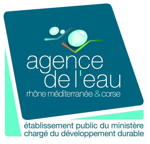 Logo agence de l'eau Rhône, Méditerranée et Corse