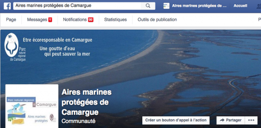 bandeau Facebook aires marines protges de Camargue
