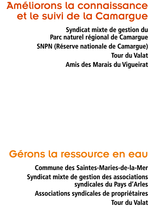  Am liorons la connaissance et le suivi de la Camargue  Syndicat mixte de gestion du Parc naturel r gional de Camargu   