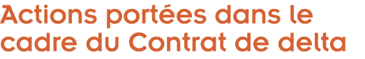  Actions port es dans le cadre du Contrat de delta