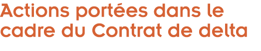  Actions port es dans le cadre du Contrat de delta