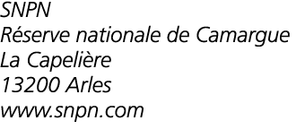 SNPN R serve nationale de Camargue La Capeli re 13200 Arles www snpn com