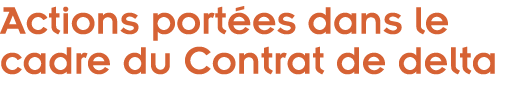  Actions port es dans le cadre du Contrat de delta