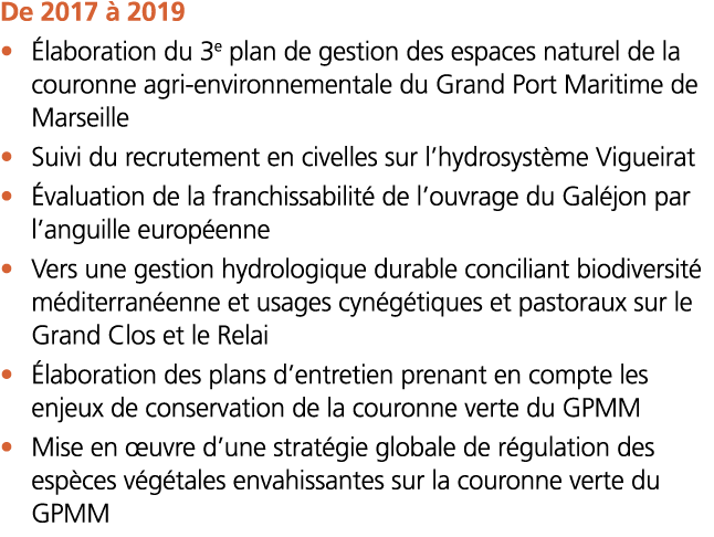 De 2017   2019     laboration du 3e plan de gestion des espaces naturel de la couronne agri-environnementale du Grand   