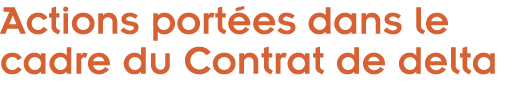  Actions port es dans le cadre du Contrat de delta